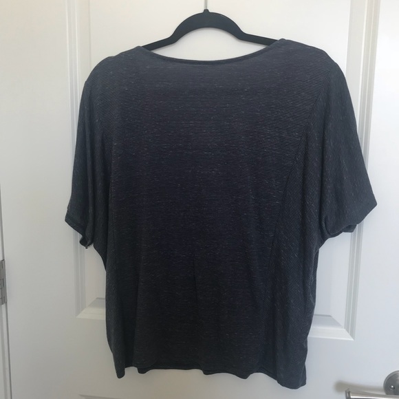 SOFT + COMFORTABLE BLUE CROP TOP! - Picture 2 of 3